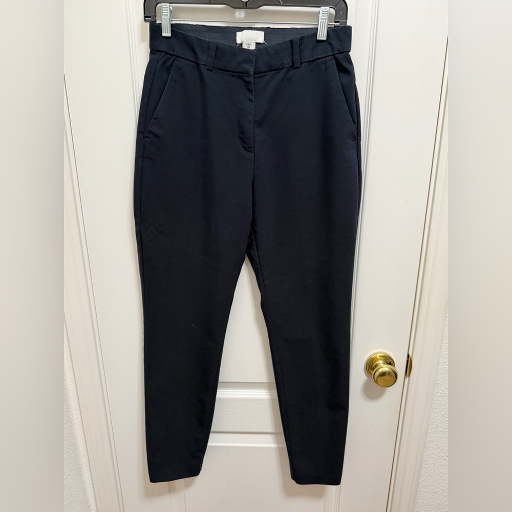 H&M Navy Slim Tapered Chinos